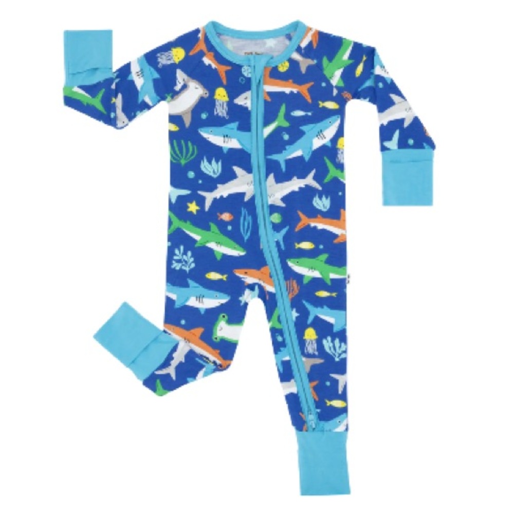 Little Sleepies Rad Reef Zippy 6-12mo EUC
